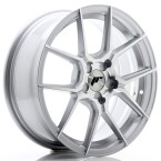 JAPAN RACING JR30 JR30 Silver Machined Face Silver Machined Face 17"(5902211936992)